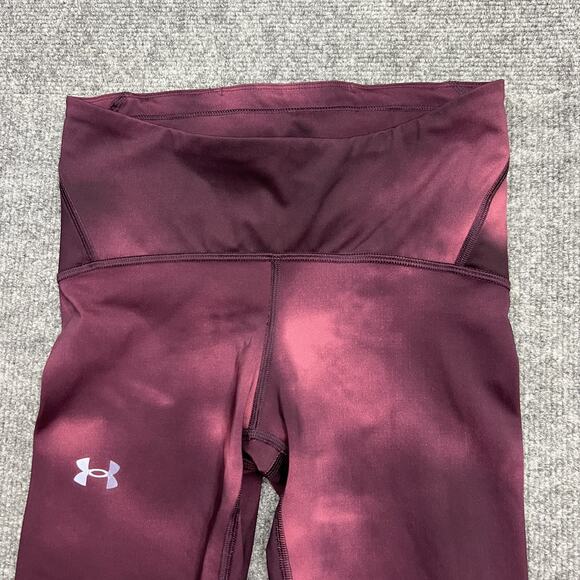 Under Armour Leggings Womens Small HeatGear Compression Athletic Gym Pants - Picture 2 of 11